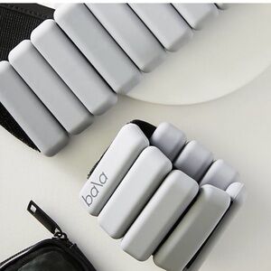 Bala Light Gray Fitness Bangles